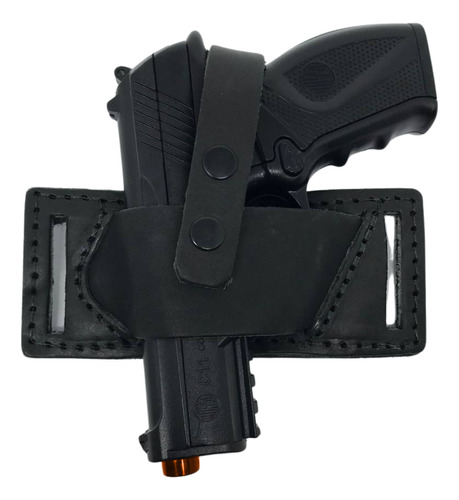 Coldre Tático Pm Modelo Panqueca Cintura Pistola Revólver