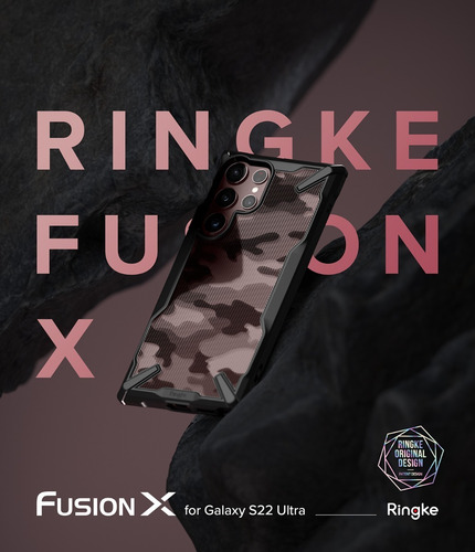 Imagen 6 de 6 de Funda Ringke Fusion X Design Para Samsung Galaxy S22 Ultra