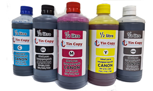 Tinta Para Plotter Compatible Canon Ipf770 750 670 650