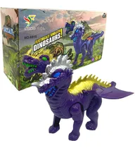 Comprar Dragon 2 Cabezas Dinosaurio Camina Sonido Luces Pila T Rex