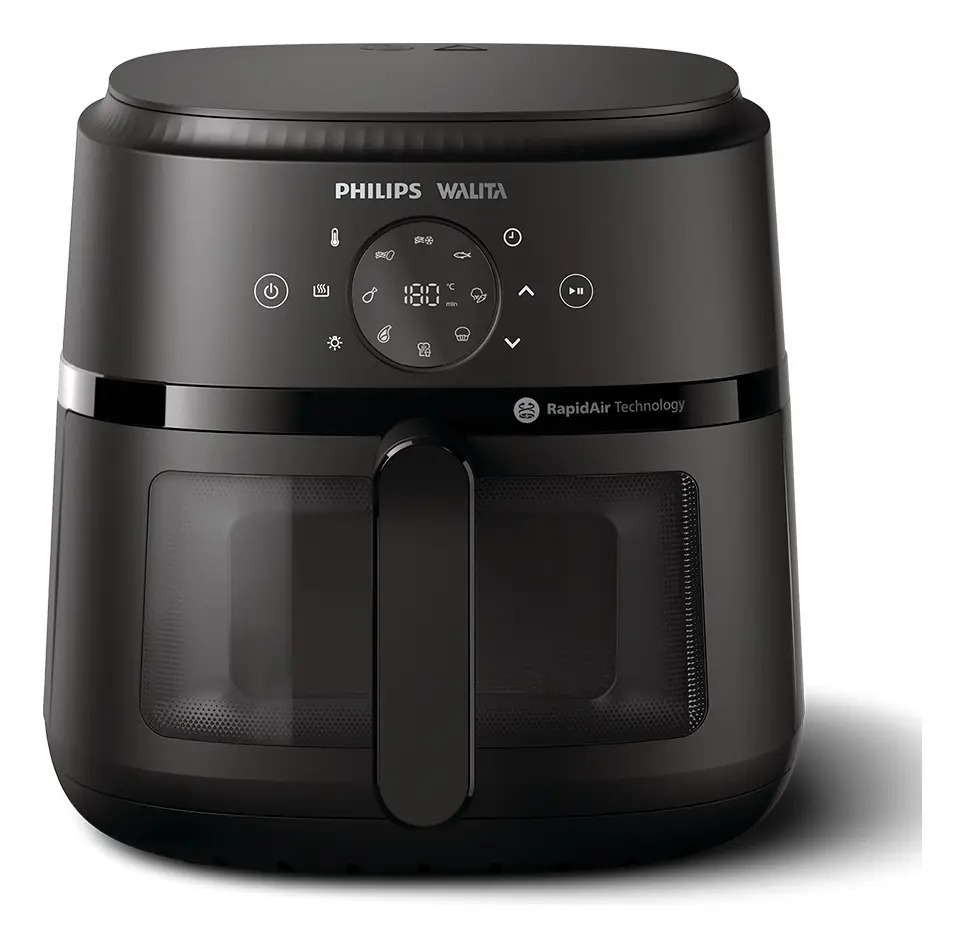 Fritadeira Airfryer Digital Philips Walita NA230/00 Negro 220V