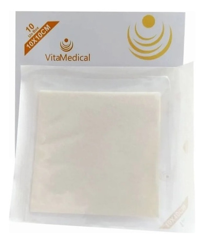 Curativo Hidrocoloide Biodegradável Kangli 10x10cm C/10 Unid