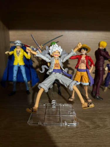 Boneco Luffy Gear 5 One Piece Articulado Com Acessorios
