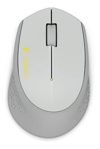 Logitech M280, Mouse Inalámbrico Cómodo Diseño Curvo - Gris Color Plateado