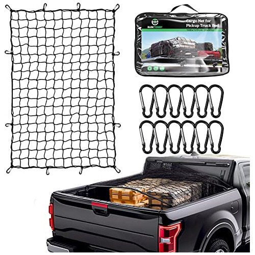 Red De Carga Elástica Camioneta, 4'x6', Organizador Un...