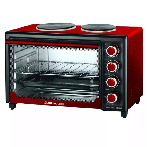 Horno Electrico Ultracomb Uc40ac 40 Lts + 2 Anafes 3200w