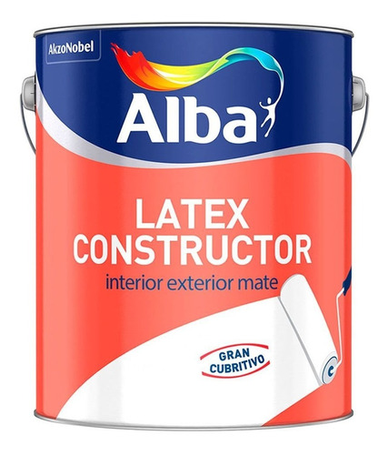 Latex Interior - Exterior Alba Constructor 4 Lts - Deacero