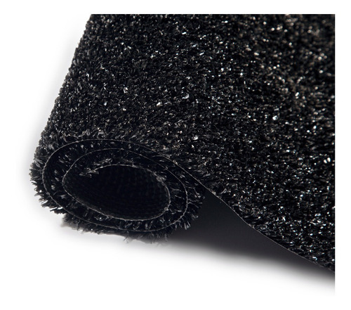 Tapete De Grama Sintética Preta 2x1,5 (3m²) - 12mm Cor Azul
