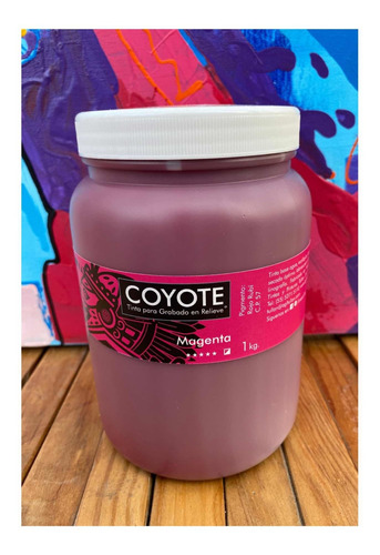 Tinta Coyote Para Grabado, Presentación 1 Kilo