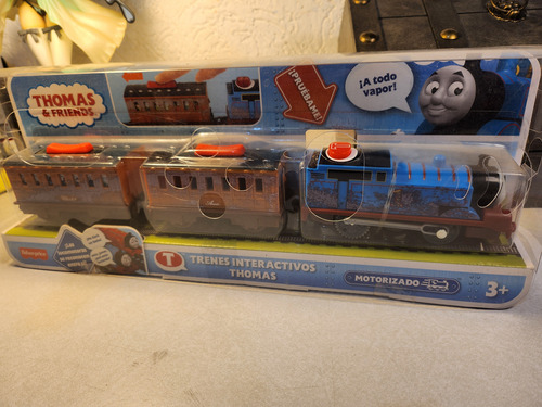 Thomas And Friends Fisherprice Trackmster Thomas Interactivo Thomas Azul (Usado)