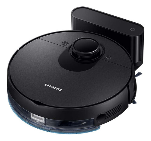 Robô aspirador de pó Samsung Vr3m Black limpeza 2 em 1 e controle via aplicativo