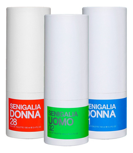 Promo X 3 Perfume Senigalia Edt 100 Ml. Colors