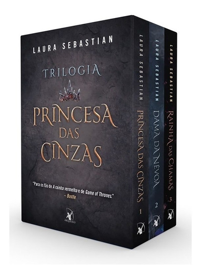Box Trilogia Princesa Das Cinzas | Frete grátis Box Trilogia Princesa Das Cinzas | Frete grátis