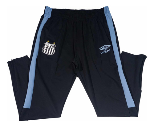 Calça Treino Comissão Técnica Santos Preta 2023 Umbro Sfc