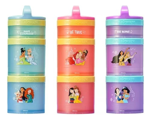 Whiskware Recipientes Para Comida 3 Piezas Disney Princesas