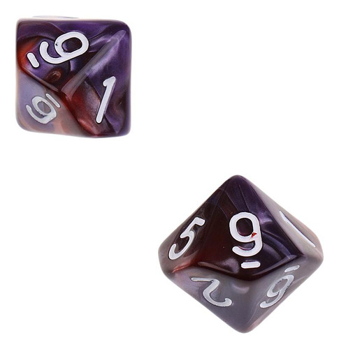 Rpg Jogos De Mesa 16mm Café Roxo
