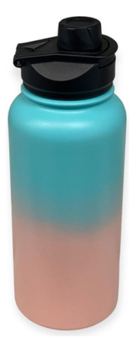 Botella Termo De Acero Inoxidable Mantiene Frío Y Caliente Verde