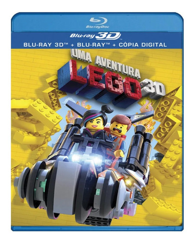 Uma Aventura Lego [ Blu-ray 3d + Blu-ray ] Lacrado Desenho 