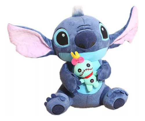 Stitch De Peluche Con Scrump Nuevo 