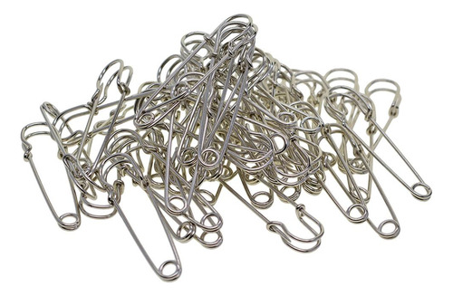 6 X 50 Piezas Broches De Seguridad Metal Pinza Sujeción
