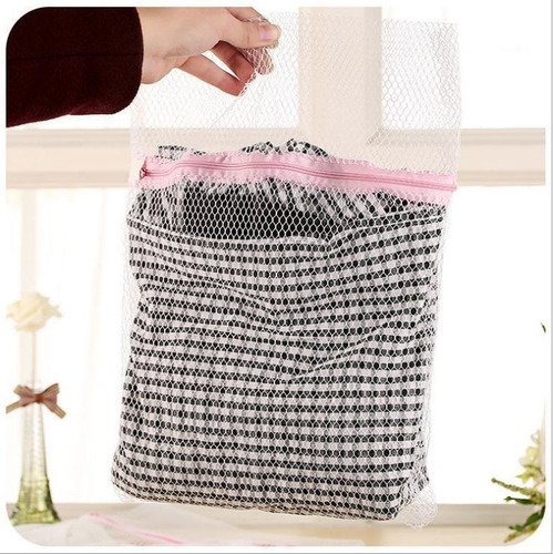 Imagen 9 de 10 de Set X3 Bolsa Red Ropa Lavarropa Valija Lavar Ropa 40 X 50