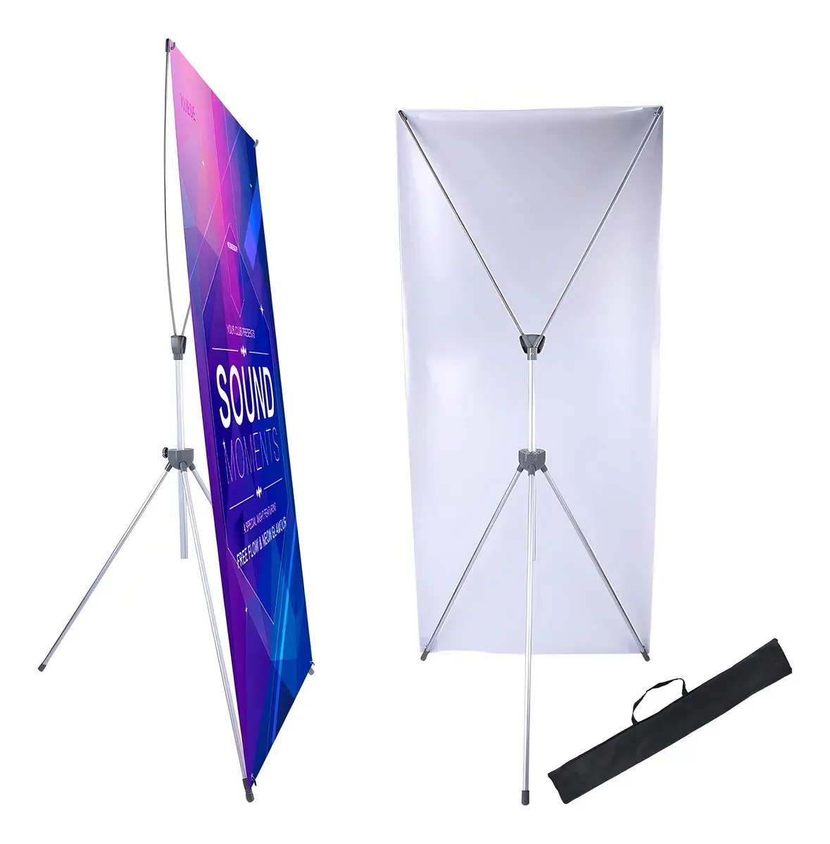Briofox® Publicidad Banner Arana Tripie Promocional Araña Reforzado Y Ajustable 80-200cm