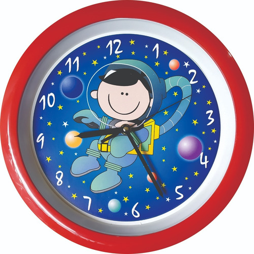 Reloj De Pared Niño Espacial