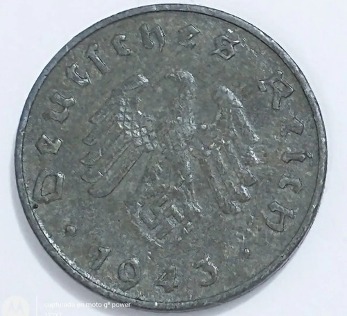 Moneda Alemania 10 Pfennig 2a Guerra Mundial Zinc Dif Fechas