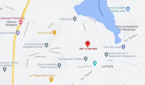 Terreno La Posta Tizayuca Hidalgo Sup. 4,500 Mts