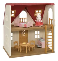 Comprar Calico Critters Red Roof Cozy Cottage - Juego De Casa De Muñecas Con Figura, Muebles Y Accesorios
