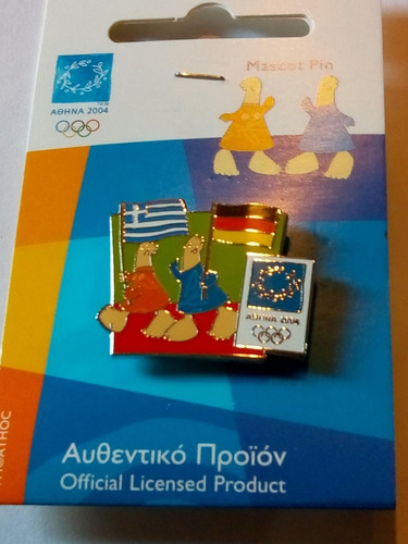 Pin Oficial Juegos Olímpicos Atenas 2004 Grecia Alemania