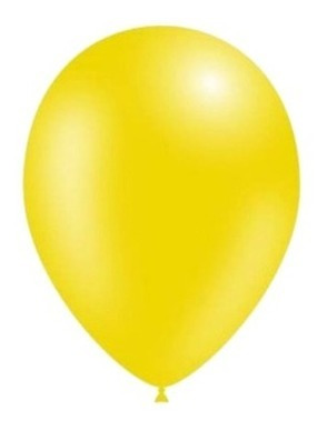 Globos Perlados Color Amarillo 12 Pulgadas X 50 U Decoración