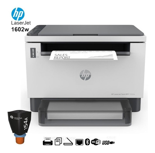 Impresora Multifuncional Hp Laserjet Tank Mfp 1602w