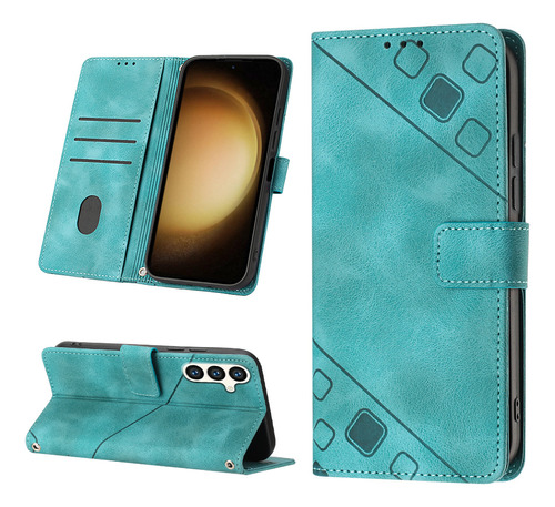 Funda Tipo Cartera Con Tapa En Relieve Para El Galaxy S24