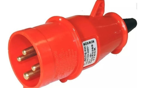 Ficha 3p+t 16a 380/440v 6h Rojo Ip44 N4076 Steck - Stg