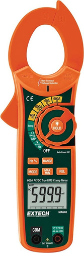 Pinza Amperimétrica, Marca Extech, Modelo Ma640.