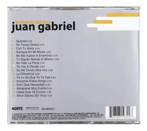 Cd Juan Gabriel-La historia del Divo D_NQ_NP_720659-MLU69647189547_052023-O