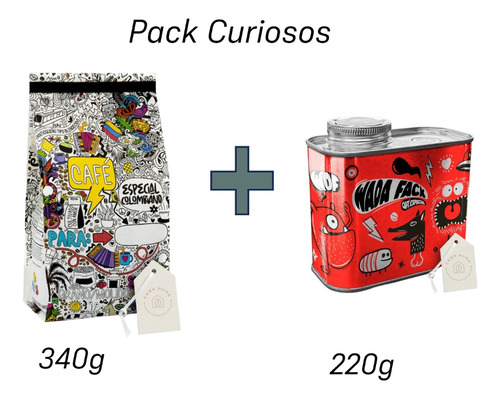 Pack 2 Café. Lavados. Para Ti Y Wadafack. 560g 