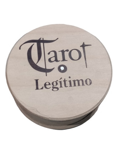 Caja Estuche Para Cartas De Tarot Circular