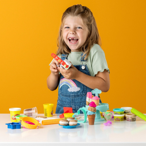 Pasta modelar Kitchen Creations, 6 colores, Play-doh, varios colores