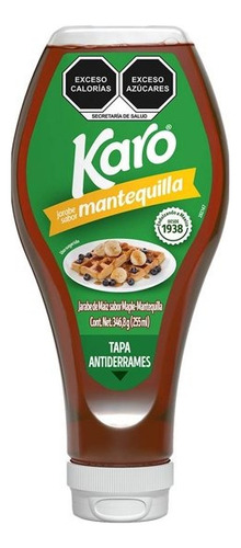 3 Pza Jarabe De Maíz Karo Sabor Mantequilla 255 Ml
