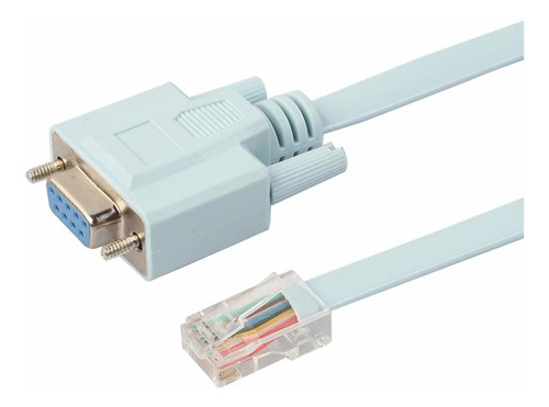 Cable Transferencia Consola 5 Pie Db9 Rj45 Adaptador