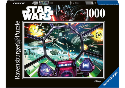 Ravensburger Star Wars: Tie Cockpit Rompecabezas De 1000 Pie