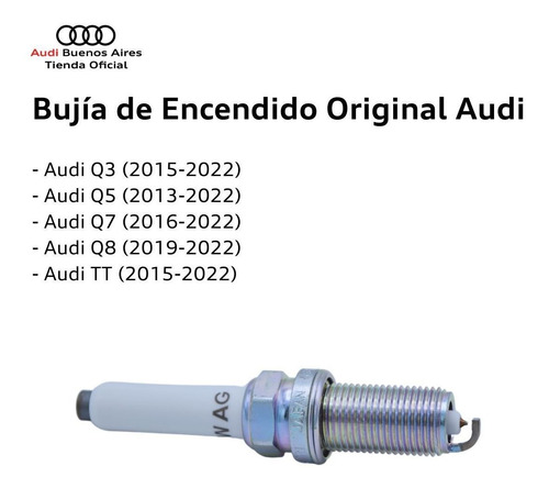 Bujía De Encendido Audi A5 2012 Al 2013