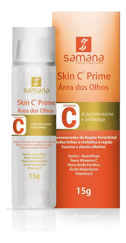 Skin C Prime Area Dos Olhos 15g - Samana Tipo de pele Todo tipo de pele