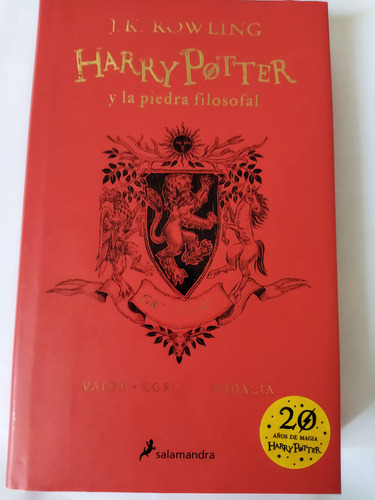 Harry Potter Y La Piedra Filosofal  Edición Gryffindor Del 2
