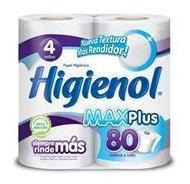 Pack X 3 Unid Papel Higienico  Mplus 4x80 Mt Higienol