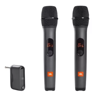 Microfones JBL MICBR2 wireless cardioide preto