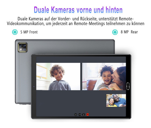 Tablet 10'' Android 13 8 Núcleos 12gb+128gb Wifi 5g 8000 Mah