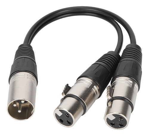 Adaptador De Audio Xlr A Micrófono De Cable Hembra Doble Xlr